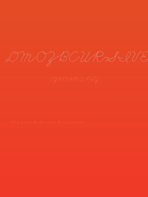 DmoZBCursiveDot Poster