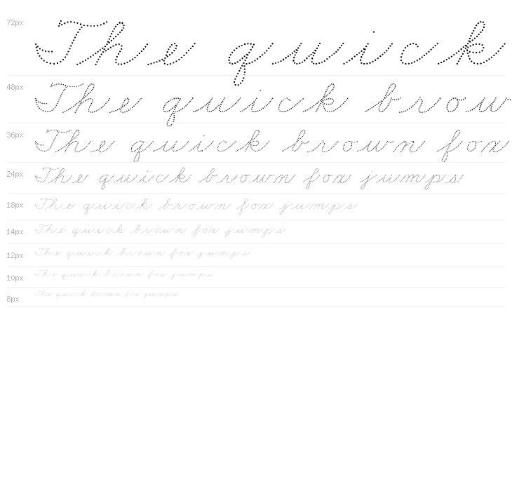 DmoZBCursiveDot Waterfall