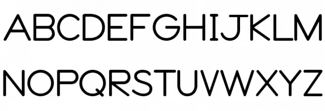 DmoZBPrint-Bold 字体 大写
