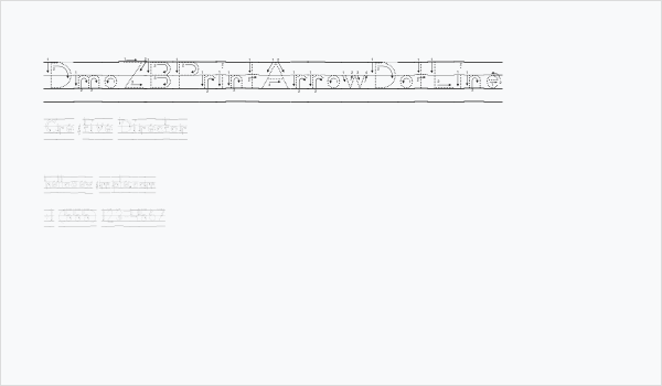 DmoZBPrintArrowDotLine Business Card