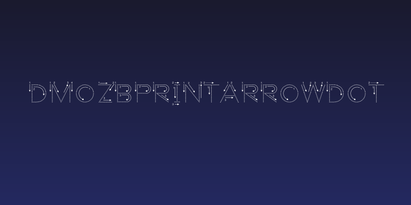 DmoZBPrintArrowDot Social Header