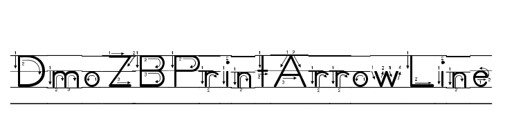 DmoZBPrintArrowLine  Скачать бесплатные шрифты