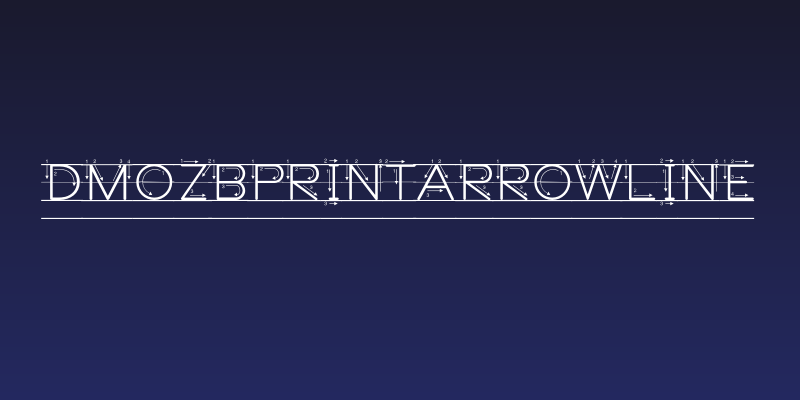 DmoZBPrintArrowLine Social Header
