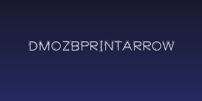 DmoZBPrintArrow Social Header