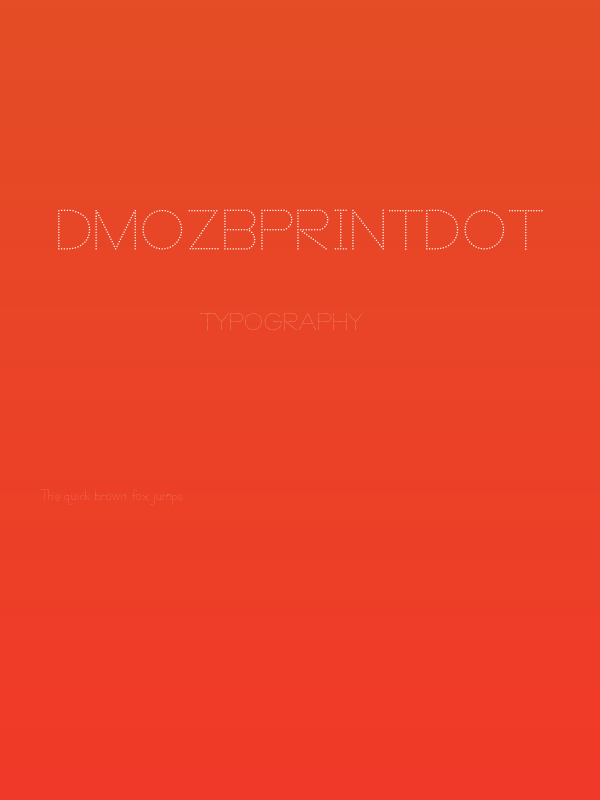 DmoZBPrintDot Poster