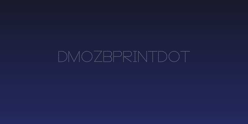 DmoZBPrintDot Social Header