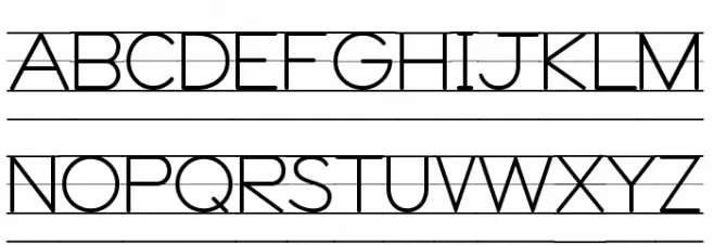 DmoZBPrintLine Schriftart Groß