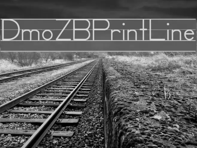 DmoZBPrintLine Font examples