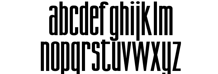 DN Titling Font LOWERCASE