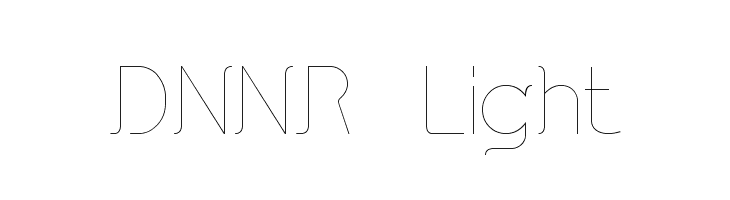 DNNR Light Font