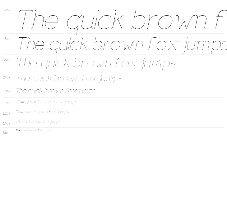 DNNR  LightItalic Waterfall