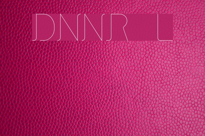DNNR Light Font examples