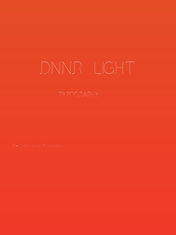 DNNR   Light Poster