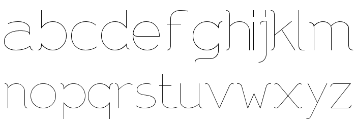 DNNR Light Font LOWERCASE