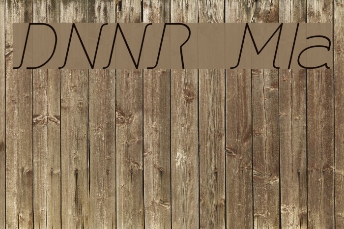 DNNR MediumItalic Font examples