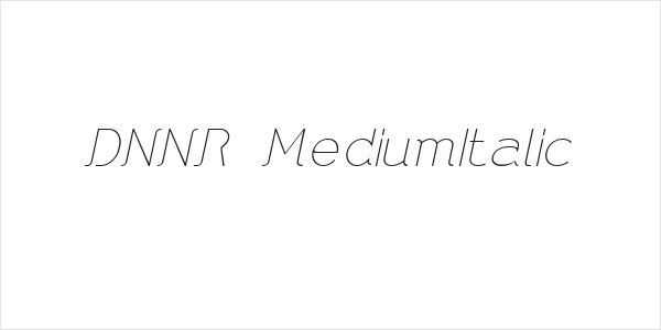 DNNR  MediumItalic Logo