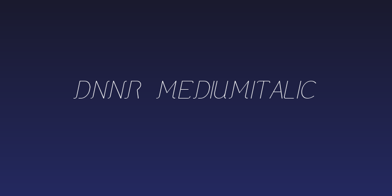 DNNR  MediumItalic Social Header
