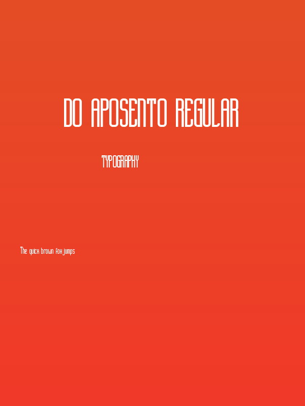 DO Aposento Regular Poster