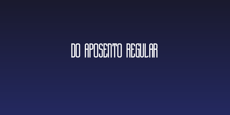 DO Aposento Regular Social Header