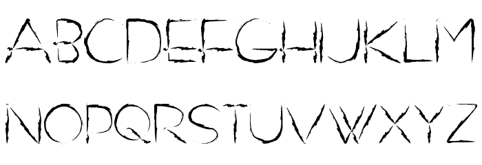 DO NOT EXIST Font LOWERCASE