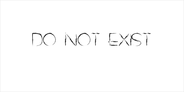 DO NOT EXIST Logo