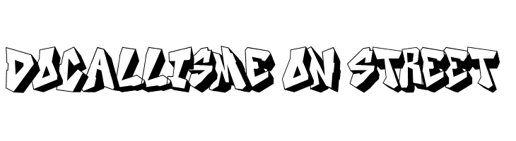 DOCALLISME ON STREET  font caratteri gratis