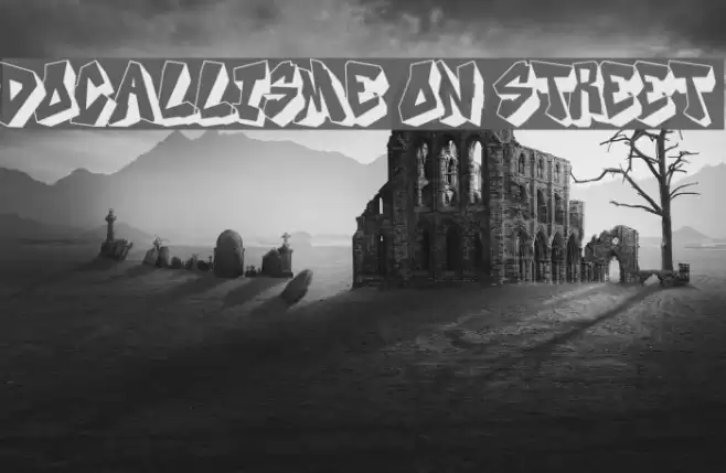 DOCALLISME ON STREET Font examples