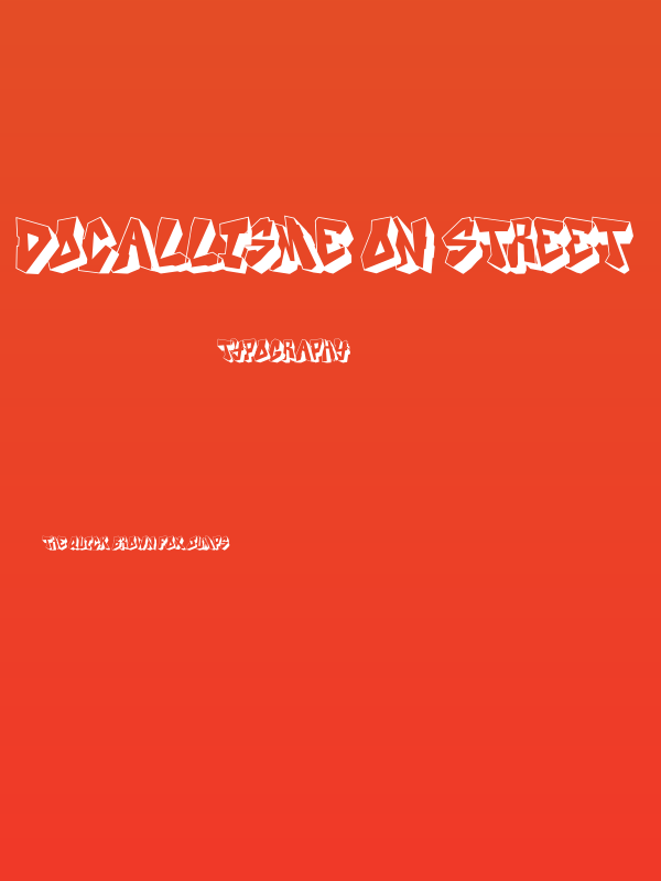 DOCALLISME ON STREET Poster