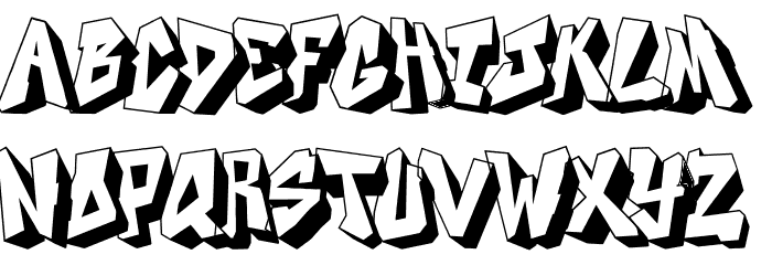 DOCALLISME ON STREET Font LOWERCASE