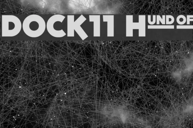 DOCK11 Heavy Font examples