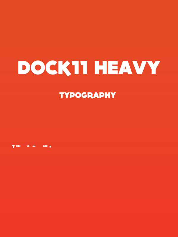 DOCK11 Heavy Poster