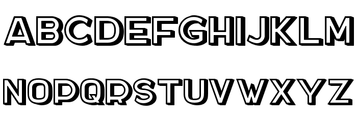 DOCKER THREE Font LOWERCASE