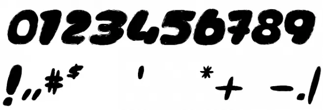 DOCTEUR TACOTAC Font OTHER CHARS