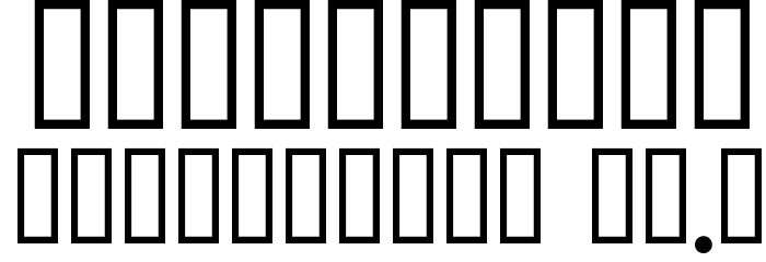 DODGE Font OTHER CHARS