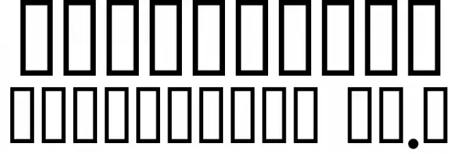 DODGE Font OTHER CHARS