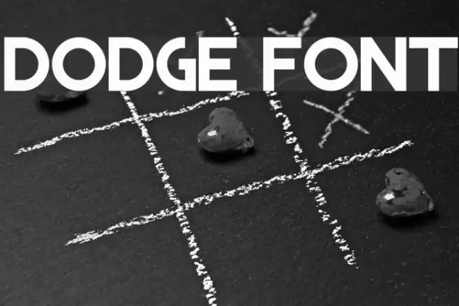 DODGE Font examples