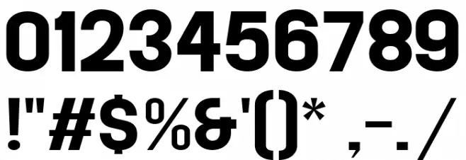 DOGMA DEMO Regular Font OTHER CHARS