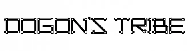 DOGON'S TRIBE  baixar fontes gratis