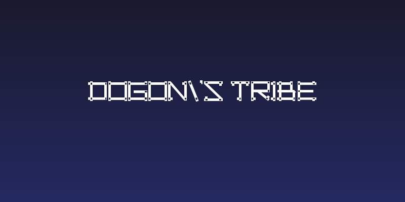 DOGON'S TRIBE Social Header