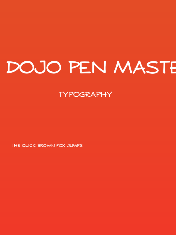 DOJO PEN MASTER DEMO Poster
