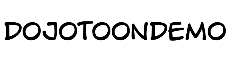 DOJO TOON DEMO  免费字体下载