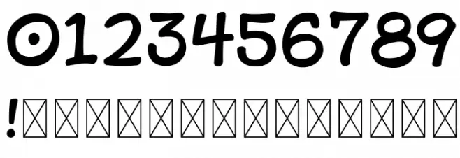 DOJO TOON DEMO Font OTHER CHARS