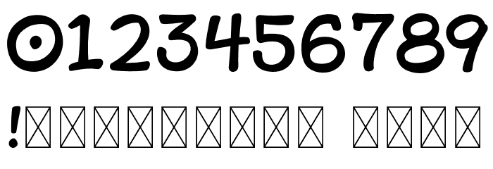 DOJO TOON DEMO Font OTHER CHARS