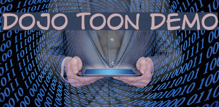 DOJO TOON DEMO Font examples