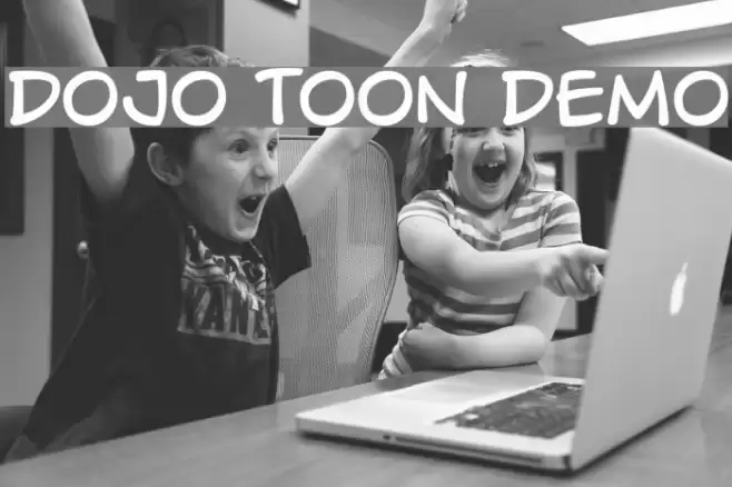 DOJO TOON DEMO Font examples