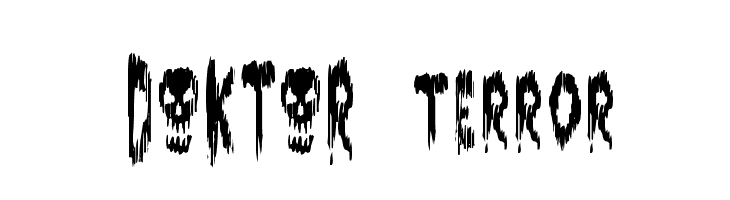 DOKTOR terror  Frei Schriftart Herunterladen