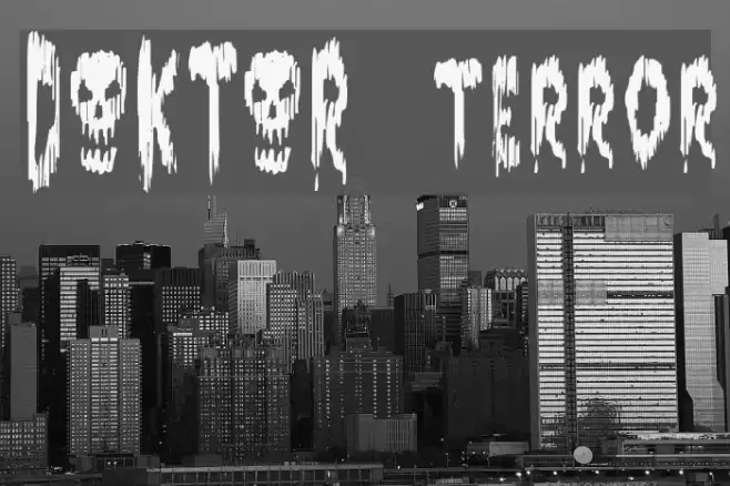 DOKTOR terror Font examples