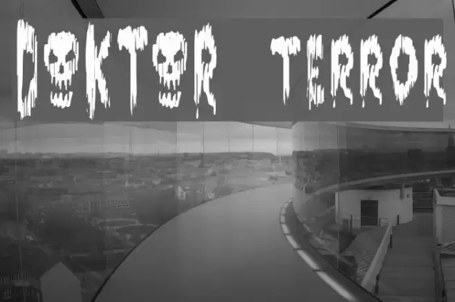 DOKTOR terror Font examples