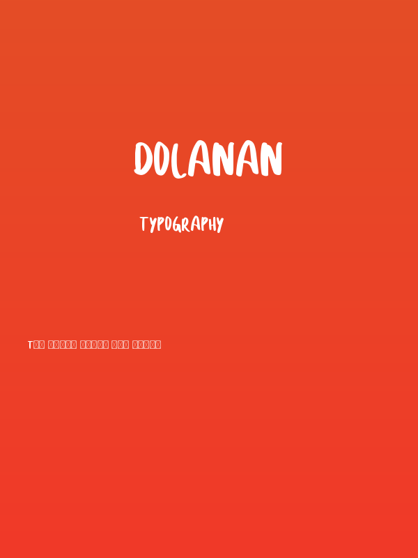 DOLANAN Poster