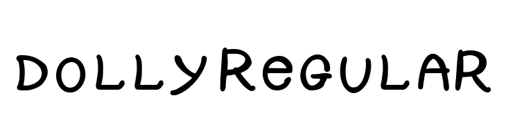 DOLLY-Regular  フリーフォントのダウンロード